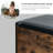 Faux Leather Upholstered Storage Bench