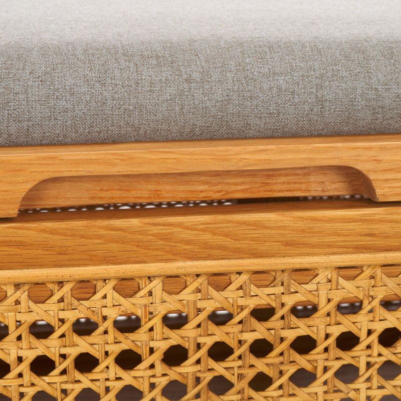 Armalda Polyester Upholstered Storage Bench