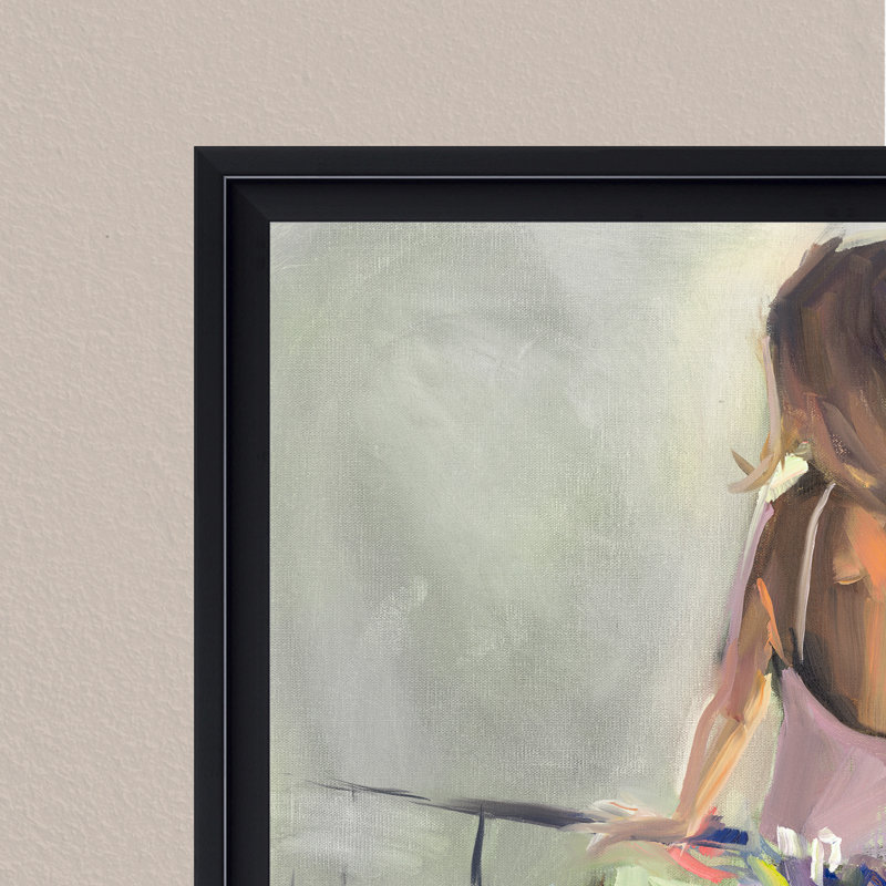 Nature Inspired Blossom Reverie: The Enigmatic Backdrop, 30" H x 24" W x 2.375" D, Framed Canvas, Gold