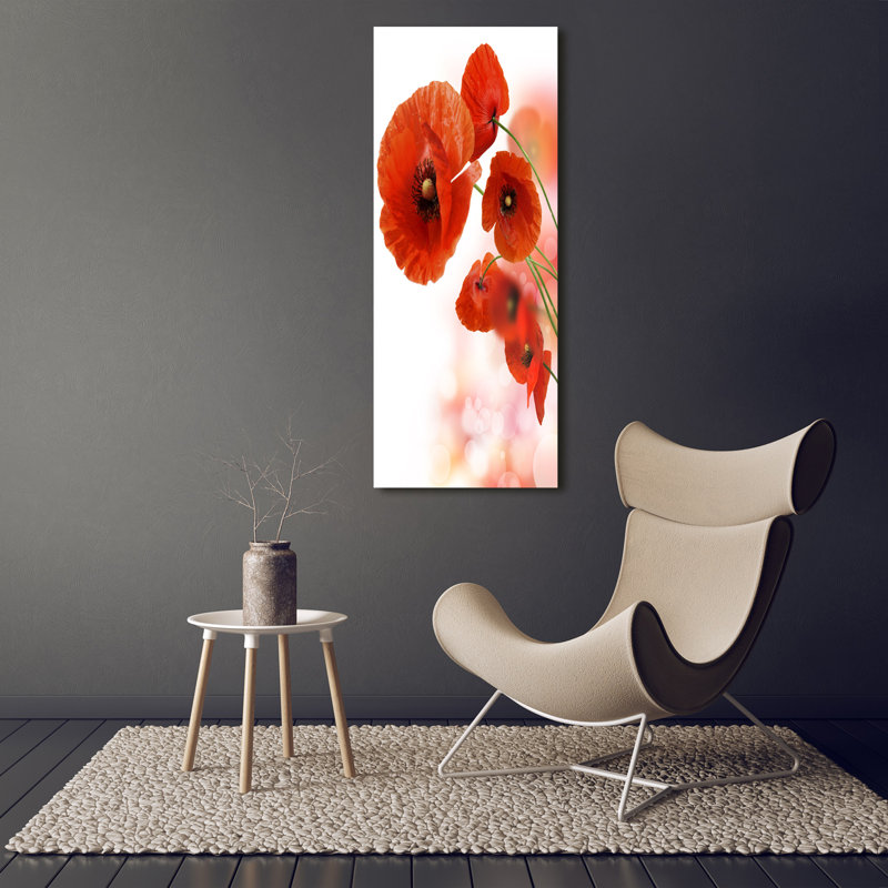 Poppy Field - Wrapped Canvas Print