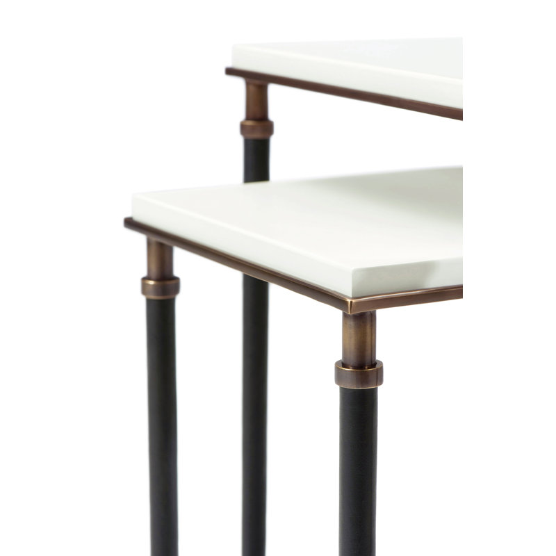 2 tables emboîtables Composition