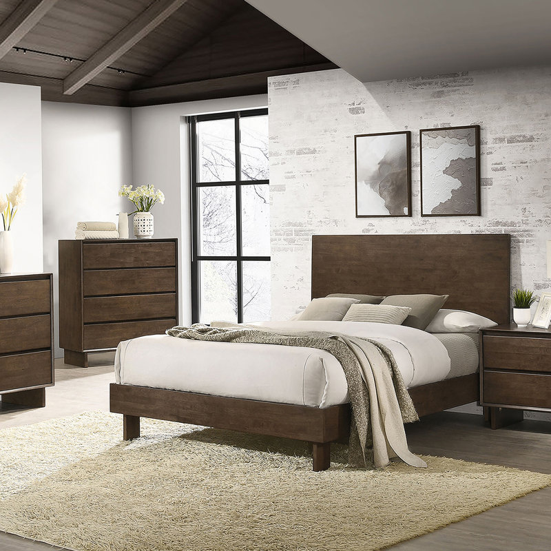 Grand lit plateforme Hemlock