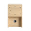 36'' Wall-Mounted Bathroom Vanity with White Ceramic Sink and Storage Shelves & 1-Soft-Close Door, KD-Packing, Plywood-131993858-131993859