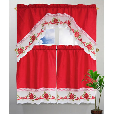 Hollybeth Swag Kitchen Curtain
