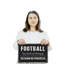 Enseigne de football en plastique 11 po x 17 po-119523576