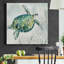 Tortue de verre de mer I - impression sur toile tendue-2086830629