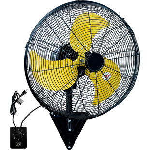 Ventilateur mural oscillant 20 "à 3 vitesses 6000 CFM