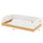 Platform Bed With Upholstered Design, Guardrail