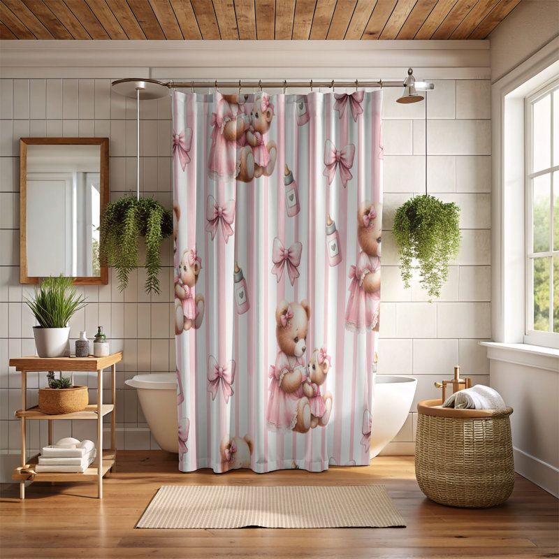Maternal Snuggle - Rideau de douche Premium 217, H 74 po x l 71 po