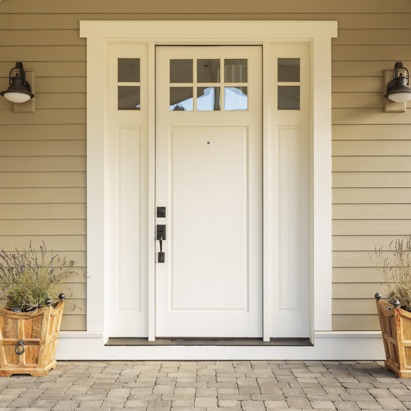 Satin Nickel Adjustable Door Viewer Peephole 2-Pack