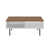Walnut Top/White Base selected