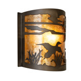 1 - Light Flush Mounted Sconce