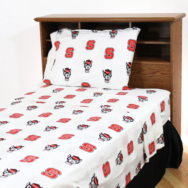 Ensemble de draps NCAA, Michigan, Ensemble de draps pour lit double + drap-housse +