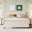 Lit tapissier avec couchette Kenn Linen-1723453866-1723453869