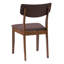 Chaise d'appoint Houser en brun