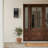 11.8'' H Black Integrated LED Outdoor Wall Sconce with Up/Down Slatted Light, IP54