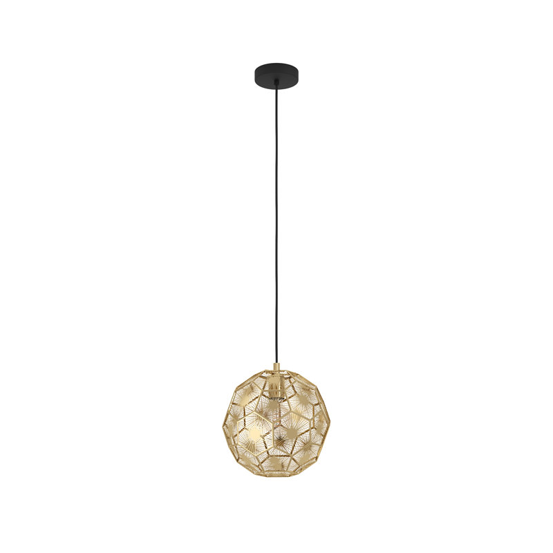 Besnik 1 - Light Brushed Brass Sphere Pendant