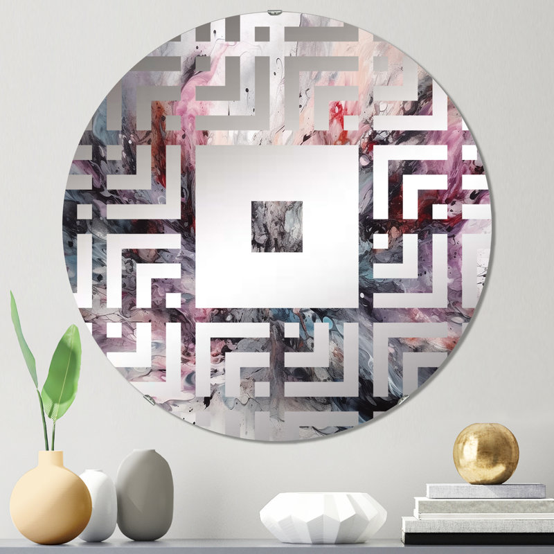 Britny - Miroir mural carré, 31,4 po x 31,4 po