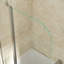 Jraty 39'' W x 55'' H Door Frameless Tub Door in Silver-97780854