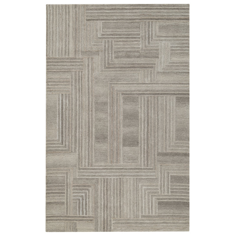 Tapis d'intérieur touffeté en polyester Tauhid, 5 pi x 8 pi