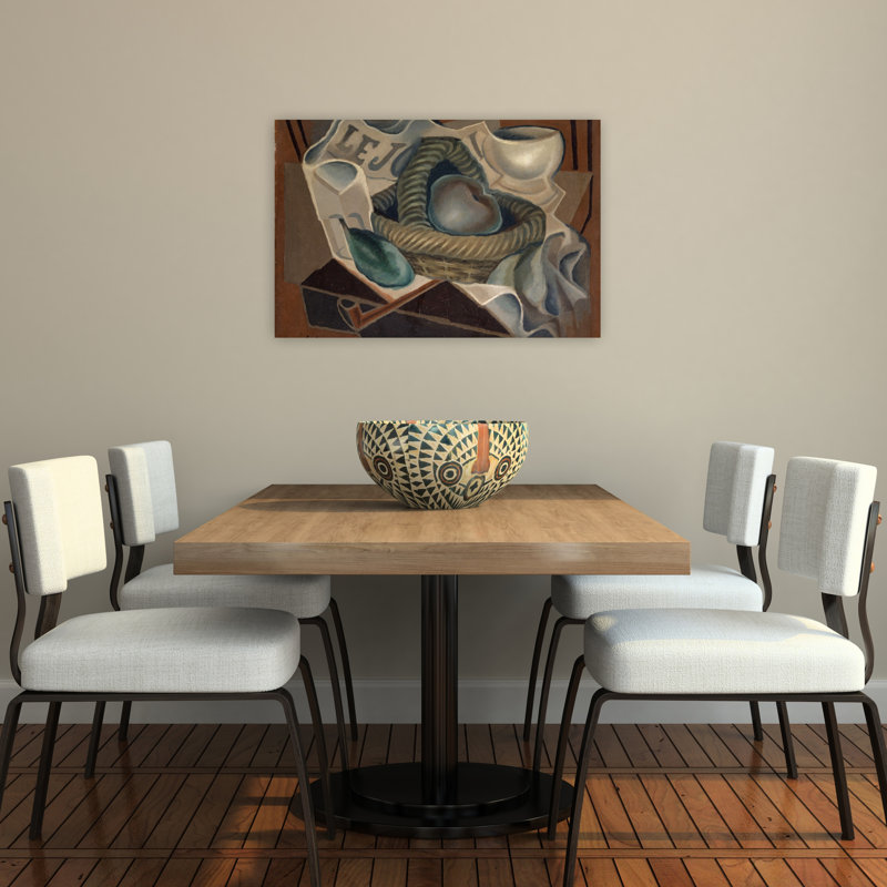 Le Panier, 1924 Estampe d'art mural abstrait contemporain, H 24 po x l 36 po