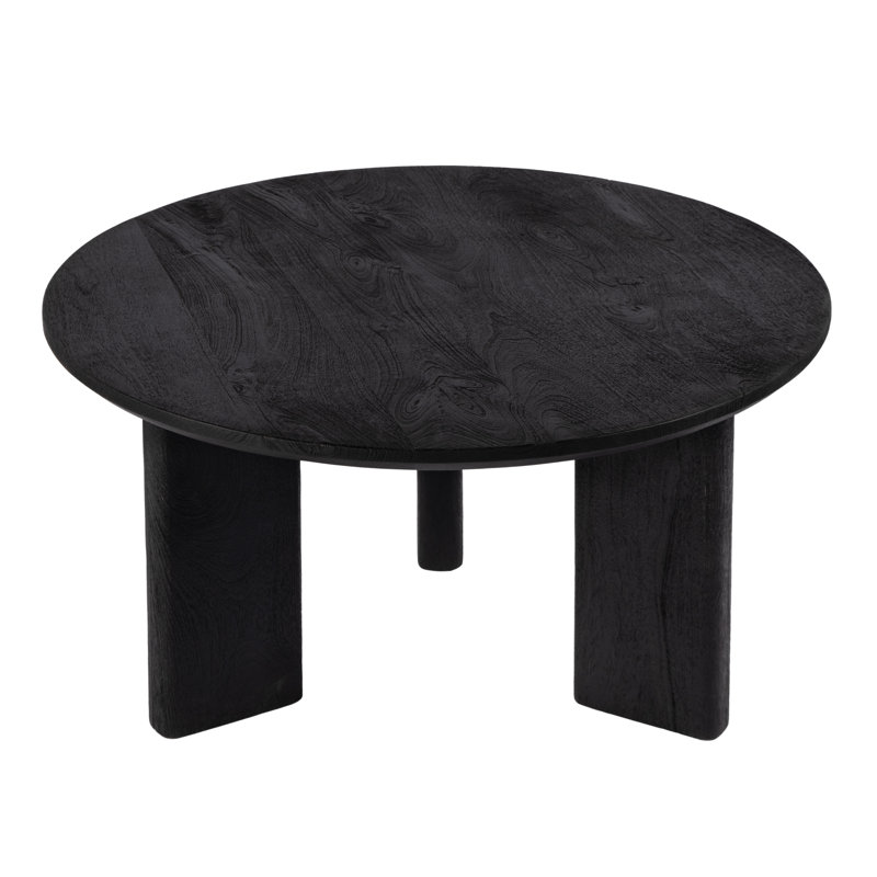 Anasa 30 in. W Round Wood Coffee Table