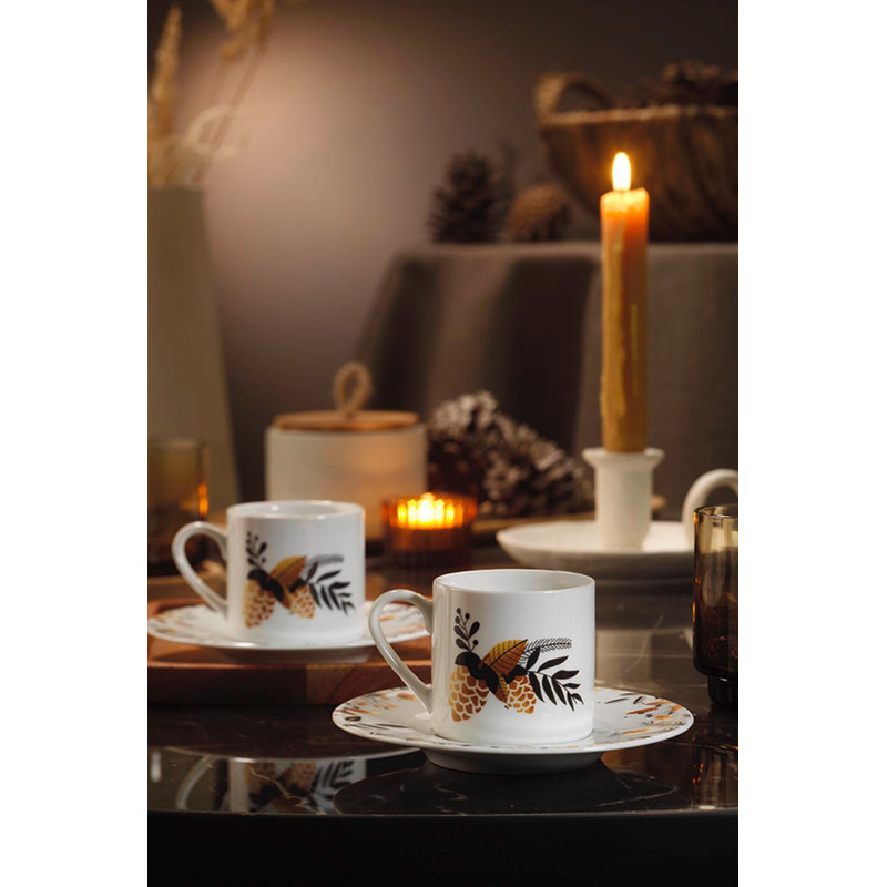 Ensemble tasse à café et soucoupe