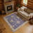Premium Machine Washable Bucz AMF1739 Border Rug-703293334