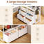 Loft Bed With L-Shaped Desk And 8 Storage Drawers-67524839