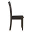 Chaise d'appoint à dossier échelle en noyer patiné Platte (ensemble de 2)