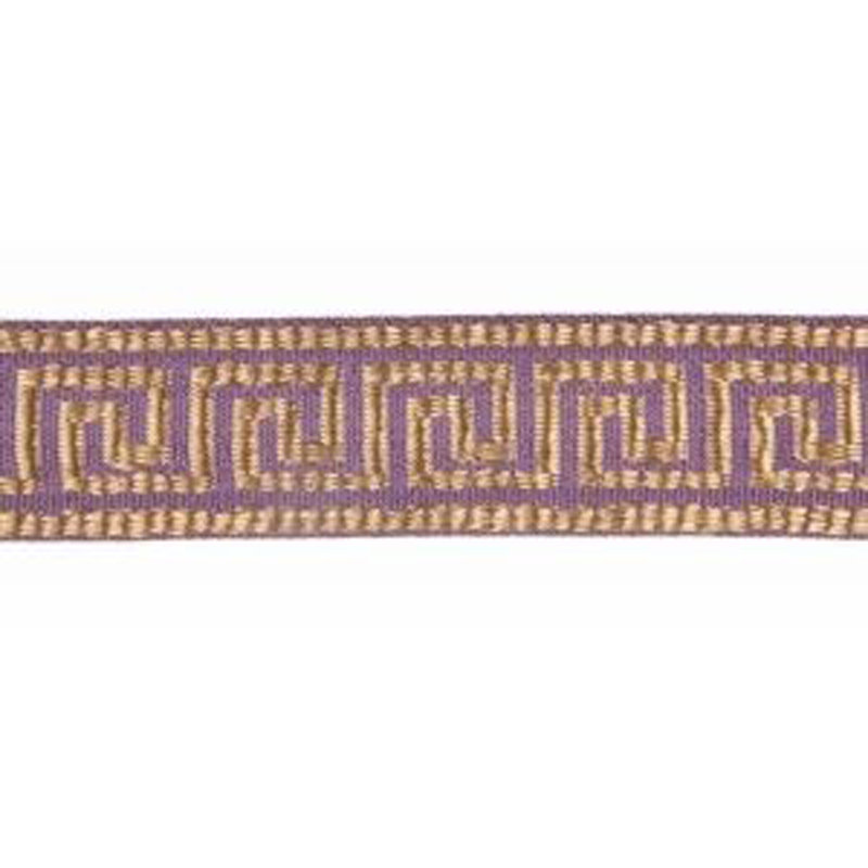 Tissu Jacquard Tapes, Mauve / beige