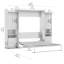 Lit escamotable avec bureau et armoires de rangement Oneybrook-90471452