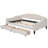 Upholstered Tufted Daybed with Two Drawers