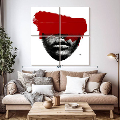 Leisha Black White Red