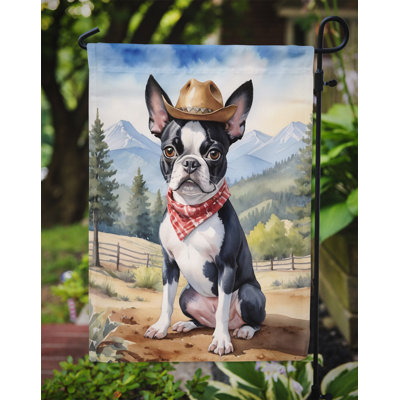 Drapeau Cowboy Welcome Garden