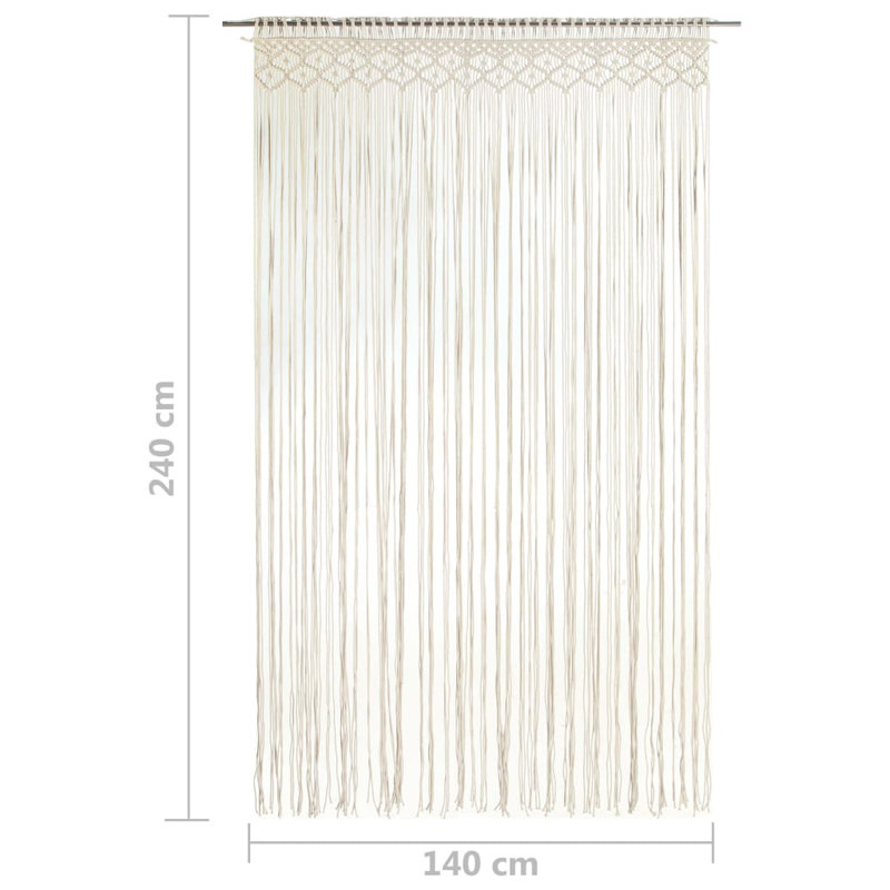 Lasater Sheer Curtain Single Panel, Cream
