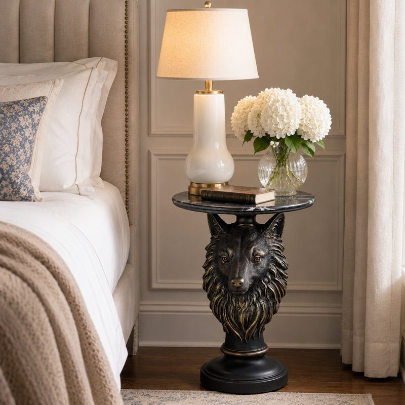 Table d'appoint en résine Wolf Wolf