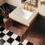 Meuble-lavabo mural simple 24 po avec surface solide 24 po-1436834486