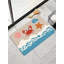 Tapis de bain Red Crab Shell Starfish pour salle de bain, 16 x 24