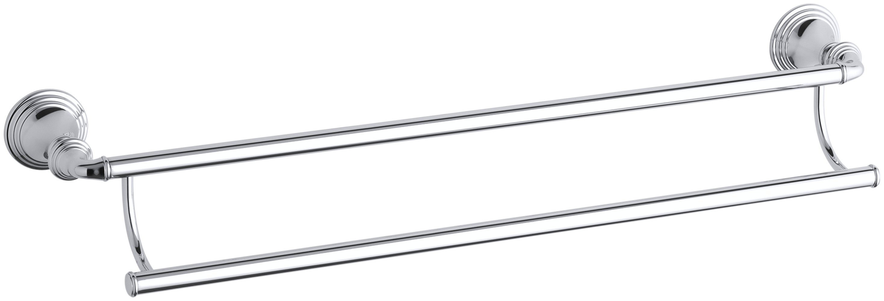 K10553CP,BN,2BZ Kohler Devonshire Double 24" Wall Mounted Towel Bar