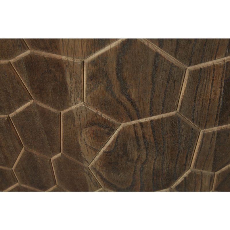 Malay 90 Wide Elm Solid Wood Sideboard