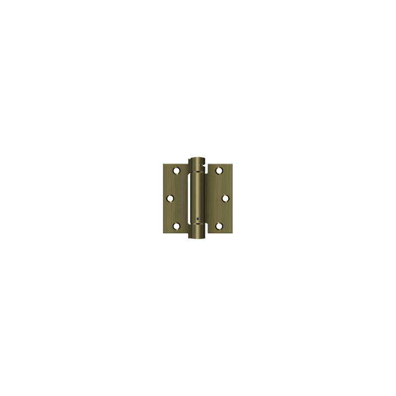 64'' x 64'' Steel Surface Mount Hinge, Antique Brass