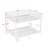 Queen Over Queen Bunk Bed With Dual Ladders, Guardrails And Noise‑Reducing Slats