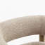 Fauteuil d'appoint rembourré Boucle avec coussins en mousse confortables et structure en bois d'hévéa durable pour un siège élégant-845812059