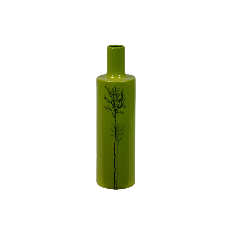 Ceramic Table Vase, Green