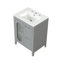 Ensemble de meuble-lavabo en bois massif et bois franc Elegant Modern