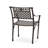 Cast Dining Chair For Patio, Aluminium Material, 17.74 Lb, 31.5'' H, 23.79'' W, 21.81'' D, Bronze Main Color, Floral - Decorated Outdoor , Accented Design