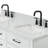 Jameal 60'' Solid Wood Double Bathroom Vanity with 0.75'' Carrara Marble Top Sinks-1620950842-1653741570