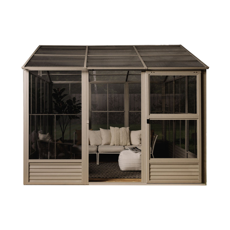 Toit en polycarbonate pour solarium Myrdal, H 107 po x l 124 po x P 132 po
