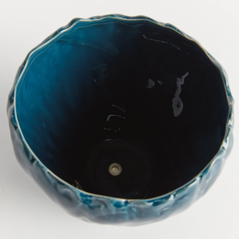 Evelyn Pot Large, Bleu, Grand